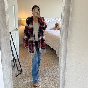 NWT! Lucky Brand fringe coverup